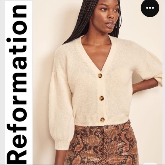Reformation 100% Cashmere Cardigan - Picture 1 of 6